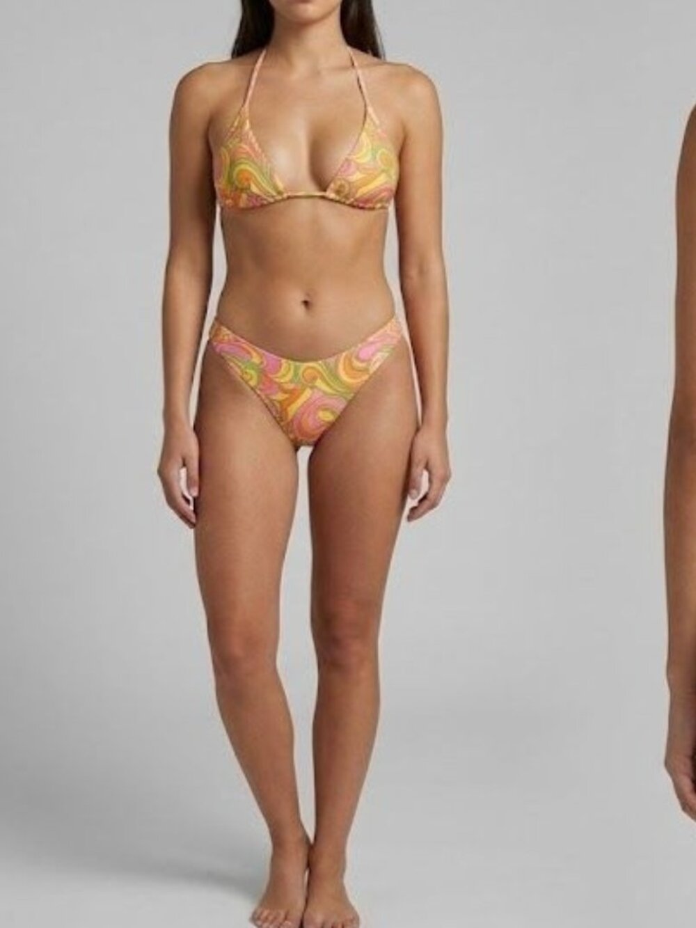 Blackbough Womens Psychedelic Print Bikini Swimwear Size S